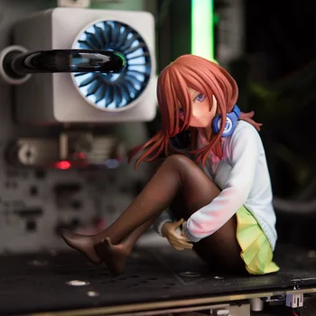 9 см Квинтесенцията на Аниме-Фигурки Накано Мику, Статуетка Сексуална Момичета, са подбрани Модел от PVC, Детски Играчки