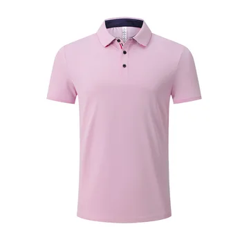 2023 Нова Риза с къси ръкави за голф с къс ръкав, Тънка мъжки и дамски бързосъхнеща, впитывающая пот Ежедневни спортни дрехи по поръчка