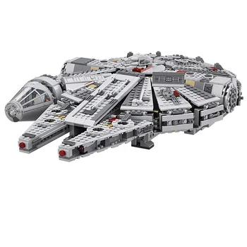 Falcon Съвместим 75105 Космически кораб Хилядолетие Тухли, строителни блокчета, играчки за момчета, подаръци за деца, комплекти от модели за възрастни, дизайнер