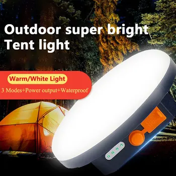 ZK30 9900 ма Led лампа за палатка Акумулаторна лампа Преносим Авариен Лампа за нощно пазара Лампа за къмпинг На открито Фенерче за Дома