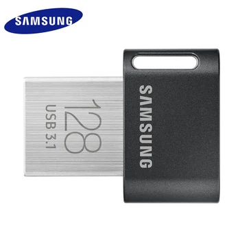 Флаш устройство SAMSUNG 128GB FIT Plus Mini USB 3.1 със скорост на четене до 400 MB /s за преносими компютри, таблети, телевизори, автомобилни аудио системи, и много други