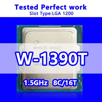 Процесор Xeon W-1390T 8C/16T 16M Cache 1.50 GHz CPU SRKP6 FCLGA1200 за настолни дънни платки W580 Чипсети