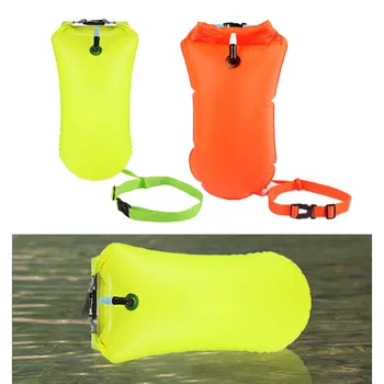Многофункционална чанта за гмуркане с поясным колан, Открит Защитен Шамандура за плуване Водоустойчив PVC Спасителен колан, чанта за съхранение на водни спортове