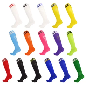 Мъжките Клубни футболни чорапи цветове 22 Дишането на европейските футболни Спорт, Тренировка до коляното, Бягане, Дълги Чорапи, Кърпа, на Долния Чорап