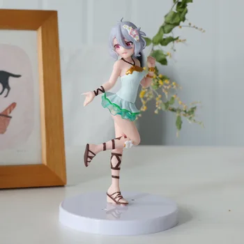 17 см Аниме Фигурка на Принцеса Връзка Re: Гмуркане Priconne Natsume Pecorine Бански PVC Фигурки са подбрани модел Играчки Кукли