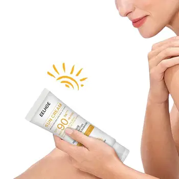Годишният Слънцезащитни продукти За Грижа За Кожата на Лицето Suns Cream Слънцезащитен Крем За всички Типове кожа Безмасляный UV-Прозрачен Слънцезащитен Крем За Лице Подарък За Жени