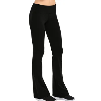 Дамски еластични памучни спортни панталони с висока талия, женски бизнес костюми брючные
