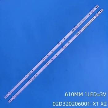 20 бр. Светодиодна лента с Подсветка за 32pfg5813 32s5295 32s5195 свидетелството за авиационен оператор 32s5295/78 E469119 6LED TPV-32ABZ2-3030-0D35-2X6