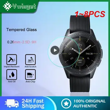 1 ~ 8ШТ 3/1 опаковка 9H Защитни фолиа, изработени от закалено стъкло за Samsung Galaxy Watch 46 мм 42 мм Защита на екрана от надраскване, Защитно Стъкло