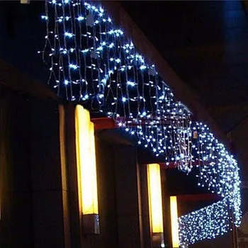 Коледни Светлини Външно Украса на 5 метра Висящи 0,3-0,5 м Led Завеса Icicle Струнни Светлините на Коледната Сватба Парти Гирлянда Светлина