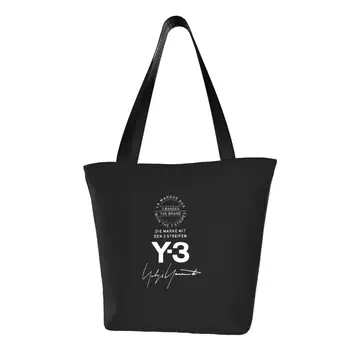 Чанта за покупки на Yohji Yamamoto, дамски холщовая чанта-тоут, преносими чанти за пазаруване в магазини за хранителни стоки