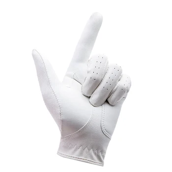 1 бр. Ръкавици за голф, Мъжки мини еластични кожени ръкавици, Износоустойчиви ръкавици от овча кожа с лявата си ръка, дишащи ръкавици