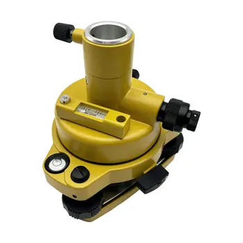 Жълт хастар-високо качество и адаптер с оптично отвесом за тахеометра Черен цвят