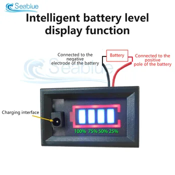 1-8 S 1 S/S 2/3 S/4S Индикатор за нивото на литиева батерия Модул Капацитет Ni-MH 11,1 В 12 12,6 В Led Дисплей Тестер Мощност электромобиля