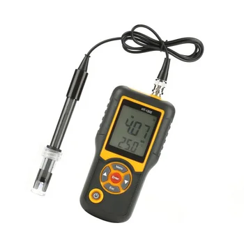 Измерване на температура, PH HT-1202 точност ръководят Цифров тестер стойности на pH Автоматично