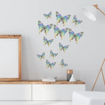 3D Имитация на Хартия Пеперуди, Коректор, Коректор, за да отвори на нокти, Декорации за дома, за спалнята, Коледни Хартиени декорации за стени