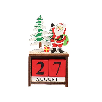 Коледна украса, Дървени Творчески украса на европейския Производство, Календар, за да проверите за Партита, Коледни украси 2023