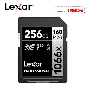 Lexar SD-карта 256 GB Флаш карта с памет 64 GB 128 GB, 512 GB И 1 TB SD Карта U3 4K V30 Microsd Карта SD Камера за Компютър Цифров Продукт